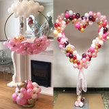 elvesmall Round balloon stand arch balloons wreath ring for wedding decoration baby shower kids birthday parties Christmas Ballon garland