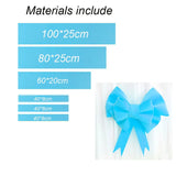 elvesmall  Giant Foam Paper Bowknot Accessories Material Package Party Wedding Arch Decor Bowknot Home Background Wall Hanging Decoration