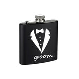 elvesmall Best Man Groomsman Proposal Gift Groom to be Socks Flask Wedding engagement bachelorette hen party bridal shower decoration