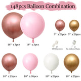 elvesmall Macaron 4D Latex Balloon Arch Garlands  Pink Rustic Wedding Ballons Happy Birthday Decoration Girl Baloon Bride To Be Balon