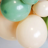 elvesmall 134pcs Macaron Orange Balloon Garland Arch Kit Chrome Rose Gold Ballon with 4D Globos Wedding Birthday Party Decor Baby Shower