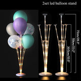 elvesmall Round balloon stand arch balloons wreath ring for wedding decoration baby shower kids birthday parties Christmas Ballon garland