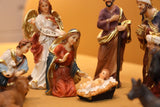 elvesmall Christmas Scene Decorative Statue