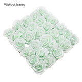 elvesmall 10/20/30 Heads 8CM Artificial PE Foam Rose Flowers Bride Bouquet Flower For Wedding Party Decorative Scrapbooking DIY Flower