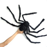 elvesmall  Giant Spider House Hanging Decoration, Haunted House, Outdoor Yard, Halloween Spider Decor, 1Pc