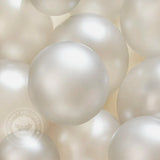 elvesmall 20pcs/Set Gold White Balloons Party Theme Latex Baloon Garland Decoration Christmas Ballon Suit Boy's Birthday Wedding Decor Toy