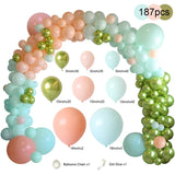 elvesmall Summer Hawaii Balloon Garland Arch Kit Ballon Chain Baby Shower Confetti Balloon Birthday Baby Shower Party Balloons Decor Aloha