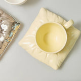 elvesmall  -  Ceramic Mugs Coffee Cups Drinkware Mug for Tea Large Saucer Set Creative Christmas Gift Box Set Couple cups