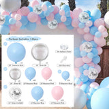 elvesmall Macaron Balloon Air Balls Foil Happy Birthday Party Balloons Wedding Baby Shower Decorations Boy Girl Decor Kids Adult Balloons