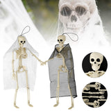 2pcs Halloween Terror Skeleton Couples Groom Bride Human Halloween Skeletons Decoration Bride Groom Halloween Party Favors deocr