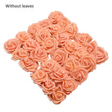 elvesmall 10/20/30 Heads 8CM Artificial PE Foam Rose Flowers Bride Bouquet Flower For Wedding Party Decorative Scrapbooking DIY Flower