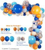 elvesmall 103pcs Bluey Theme Party Balloons Garland Decor 18