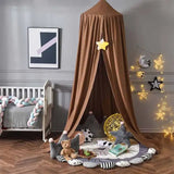 elvesmall Baby Canopy Mosquito Children Room Decoration Crib Netting Baby Tent Hung Dome Baby Mosquito Net Photography Props