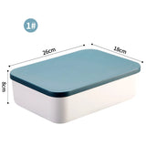 elvesmall Desk Sundries Storage Box with Lid Wardrobe Clothes Drawer Plastic Storage Basket Container Organizer for Cosmetics Small Things