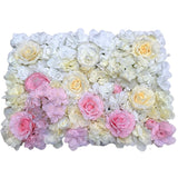 elvesmall 1PC 40x60cm Artificial Flower Wall Wedding Decoration flower mats Rose Fake Flowers Artificial Decorations flower Panels