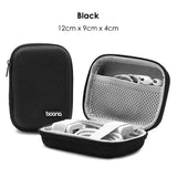 elvesmall Electronics Accessories Travel Organizer Hard Shell Digital Gadgets Storage Bag for Mac Adapter Mouse Data Cable Earphone HDD