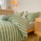 elvesmall Nordic Duvet Cover and Bedsheet 220x240 Quilt Cover Fashion 150x200 Duvet Cover Fashion Luxury Bedding Set Soft Plaid Bed Linen