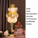 elvesmall 1.3M Table Balloons Stand Kit  with String Light Table Centerpiece Balloon for Birthday Baby Shower Christmas Party Decorations