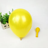 elvesmall 20pcs/Set Gold White Balloons Party Theme Latex Baloon Garland Decoration Christmas Ballon Suit Boy's Birthday Wedding Decor Toy