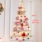elvesmall  Christmas creative wall tree with lights DIY Christmas ornaments treeGlowing christmas tree christmas ornaments  happy tree