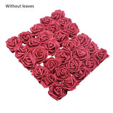 elvesmall 10/20/30 Heads 8CM Artificial PE Foam Rose Flowers Bride Bouquet Flower For Wedding Party Decorative Scrapbooking DIY Flower