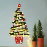 elvesmall  Christmas creative wall tree with lights DIY Christmas ornaments treeGlowing christmas tree christmas ornaments  happy tree