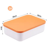 elvesmall Desk Sundries Storage Box with Lid Wardrobe Clothes Drawer Plastic Storage Basket Container Organizer for Cosmetics Small Things