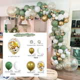 elvesmall Macaron Balloon Air Balls Foil Happy Birthday Party Balloons Wedding Baby Shower Decorations Boy Girl Decor Kids Adult Balloons