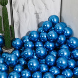 elvesmall 50PCS Gold Silver Black Metal Latex Christmas Baby shower Balloons Wedding Halloween Newyear's Globos Birthday Party Decorations