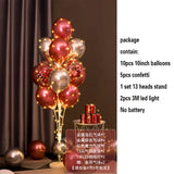 elvesmall 1.3M Table Balloons Stand Kit  with String Light Table Centerpiece Balloon for Birthday Baby Shower Christmas Party Decorations