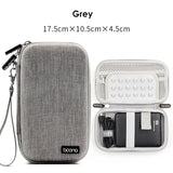 elvesmall Electronics Accessories Travel Organizer Hard Shell Digital Gadgets Storage Bag for Mac Adapter Mouse Data Cable Earphone HDD