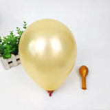 elvesmall 20pcs/Set Gold White Balloons Party Theme Latex Baloon Garland Decoration Christmas Ballon Suit Boy's Birthday Wedding Decor Toy