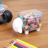 elvesmall Creative portable toothpick Cotton swab storage box Sheep Shaped Table Cosmetic Organizer Box Household