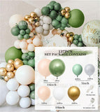 elvesmall Macaron Balloon Air Balls Foil Happy Birthday Party Balloons Wedding Baby Shower Decorations Boy Girl Decor Kids Adult Balloons