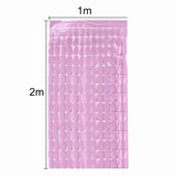 elvesmall 2M Backdrop Fornite Rain For Photo Zone Birthday Decoration Wedding Decor Christmas Tinsel Glitter Foil Backdrop Party Curtain