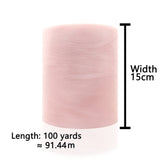 elvesmall 15cm 100Yards Tulle Roll 6inch Baby Shower Tulle Fabric Spool DIY Wedding Birthday Party Backdrop Tutu Skirt Decoration Supplies