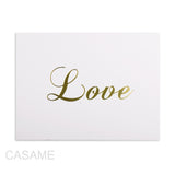 48pcs Mini Gold Embossed Thank you Card Valentine Happy Birthday Christmas Party Wedding Invitations Letter Greeting Cards