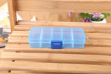 elvesmall 1pcs Plastic 6/815 Storage boxes Slots Adjustable packaging transparent Tool Case Craft Organizer box jewelry accessories