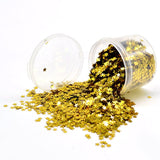 elvesmall 10g/Box 3mm Glitter Acrylic Star Table Confetti Sprinkles Birthday Party Wedding Decoration Sparkle Gold Stars Party Supplies