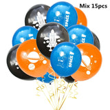 elvesmall Birthday Party Decoration Space Astronaut Rocket Theme Helium Latex Confetti Balloon Baby Shower Party DIY Event Favor Gifts,Q