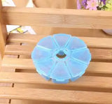 elvesmall 1pcs Plastic 6/815 Storage boxes Slots Adjustable packaging transparent Tool Case Craft Organizer box jewelry accessories