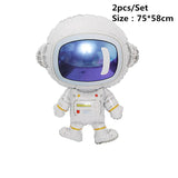 elvesmall Birthday Party Decoration Space Astronaut Rocket Theme Helium Latex Confetti Balloon Baby Shower Party DIY Event Favor Gifts,Q