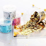 elvesmall 10g/Box 3mm Glitter Acrylic Star Table Confetti Sprinkles Birthday Party Wedding Decoration Sparkle Gold Stars Party Supplies