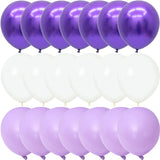 elvesmall Purple gold white confetti metal latex Balloons halloween Birthday Party Wedding Decorations baby shower globos Thanksgiving Day