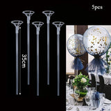 elvesmall  Flower Balloons Clips 5M Balloon Chain Glue Dot Birthday Party Wedding Arch Backdrop Decorations Globos Ballons Accessories
