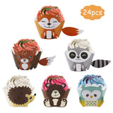 elvesmall Jungle Animals Disposable Tableware Wild One Woodland Safari 1st Birthday Party Decoration Kids Baby Shower Jungle Themed Party