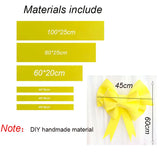 elvesmall  Giant Foam Paper Bowknot Accessories Material Package Party Wedding Arch Decor Bowknot Home Background Wall Hanging Decoration
