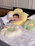 elvesmall Stuffed Flower Seat Cushion Big Size Floor Sitting Cushion Bay Window Tatami Thicken Cushion Hug Pillow Girl Room Decoration