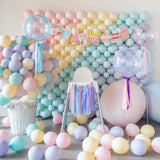 elvesmall 10/30/50pcs Macarons Latex Balloons Pastel Candy Wedding Party Birthday Decoration Balloons Baby Shower Decor Air Globos