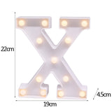 elvesmall DIY LED Letter Night Light Creative 26 English Alphabet Number Battery Lamp Romantic Wedding Party Decoration